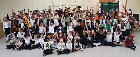 A group of TAYM young musicians